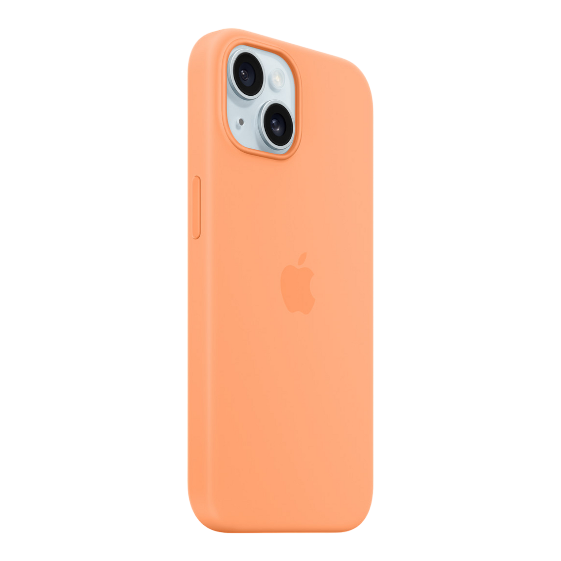 iPhone 15 Silicone Case with MagSafe - Orange Sorbet - alAsil