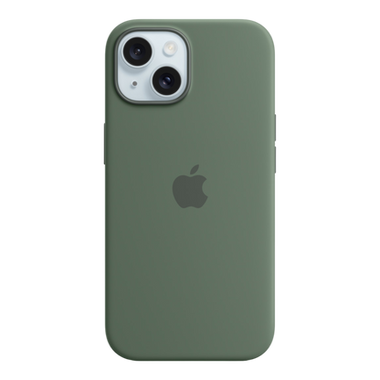 iPhone 15 Silicone Case with MagSafe - Cypress - alAsil