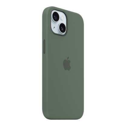 iPhone 15 Silicone Case with MagSafe - Cypress - alAsil