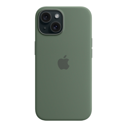iPhone 15 Silicone Case with MagSafe - Cypress - alAsil