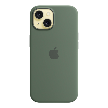 iPhone 15 Silicone Case with MagSafe - Cypress - alAsil