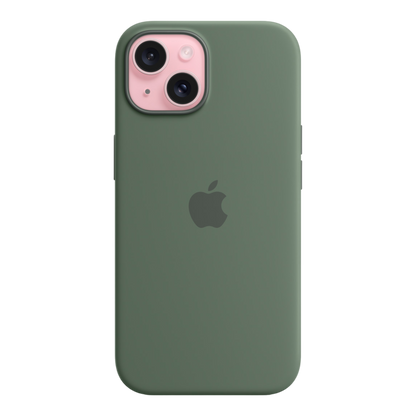 iPhone 15 Silicone Case with MagSafe - Cypress - alAsil