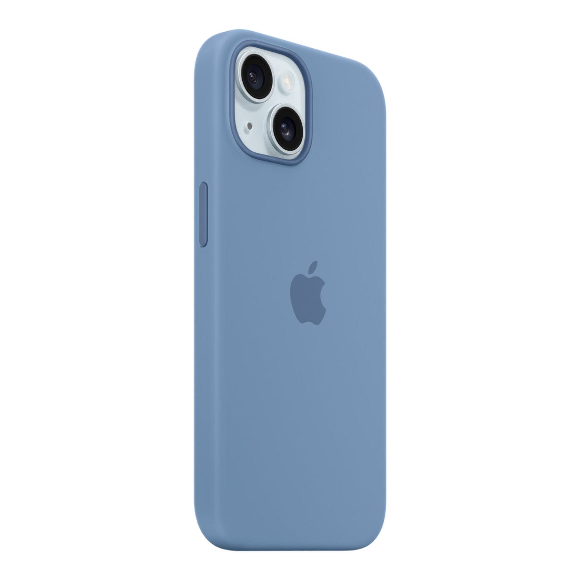 iPhone 15 Silicone Case with MagSafe - Winter Blue - alAsil