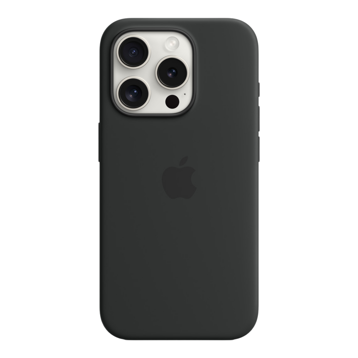 iPhone 15 Pro Silicone Case with MagSafe - Black - alAsil