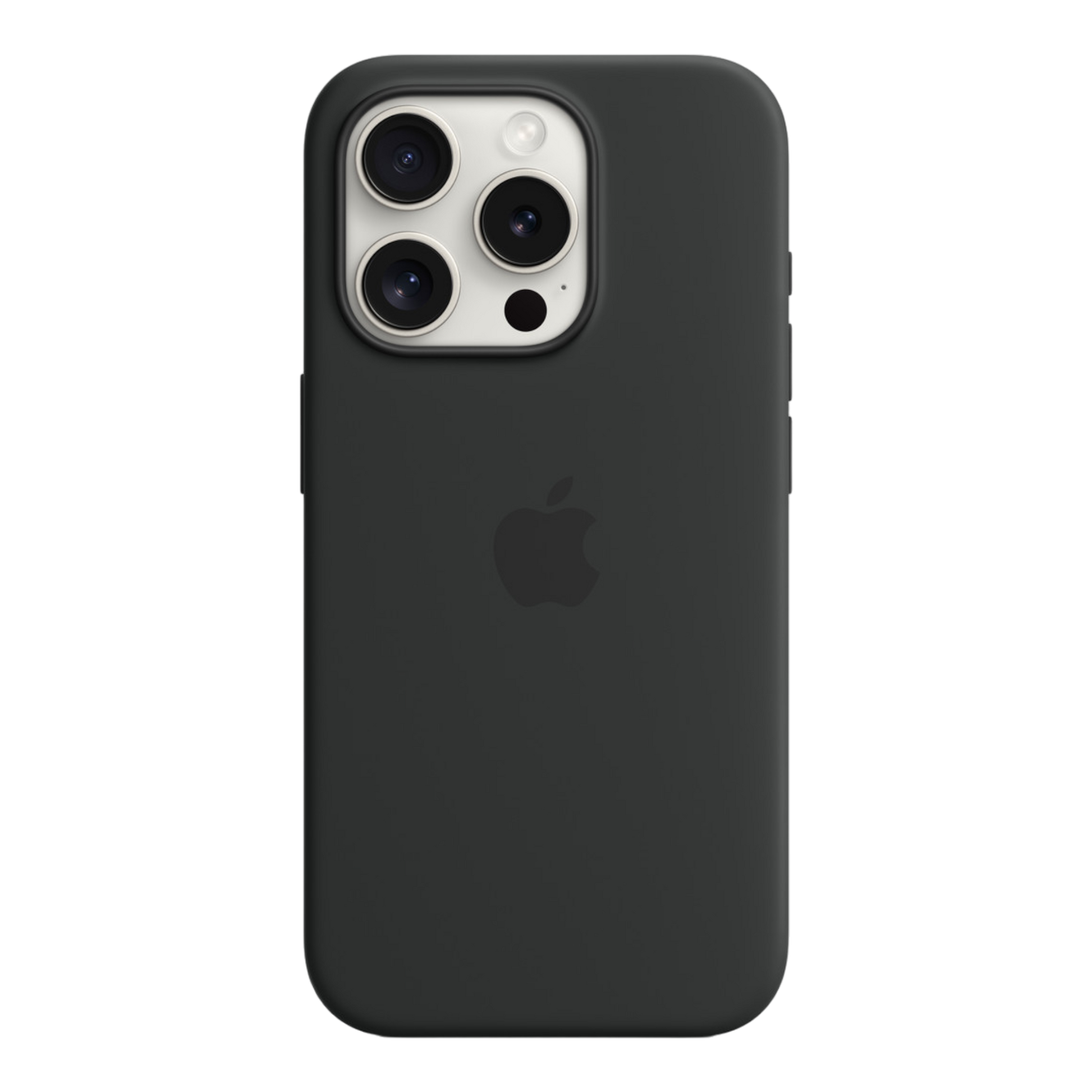 iPhone 15 Pro Silicone Case with MagSafe - Black - alAsil