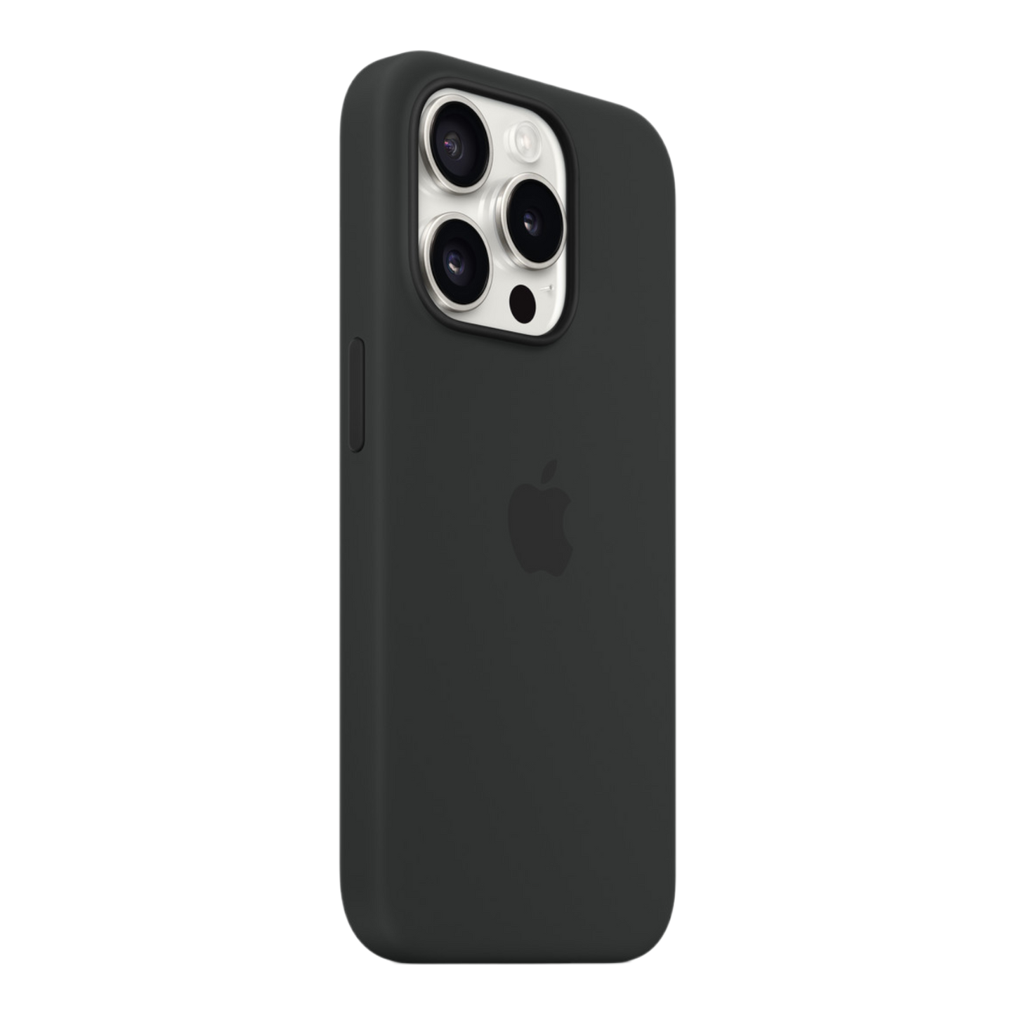 iPhone 15 Pro Silicone Case with MagSafe - Black - alAsil
