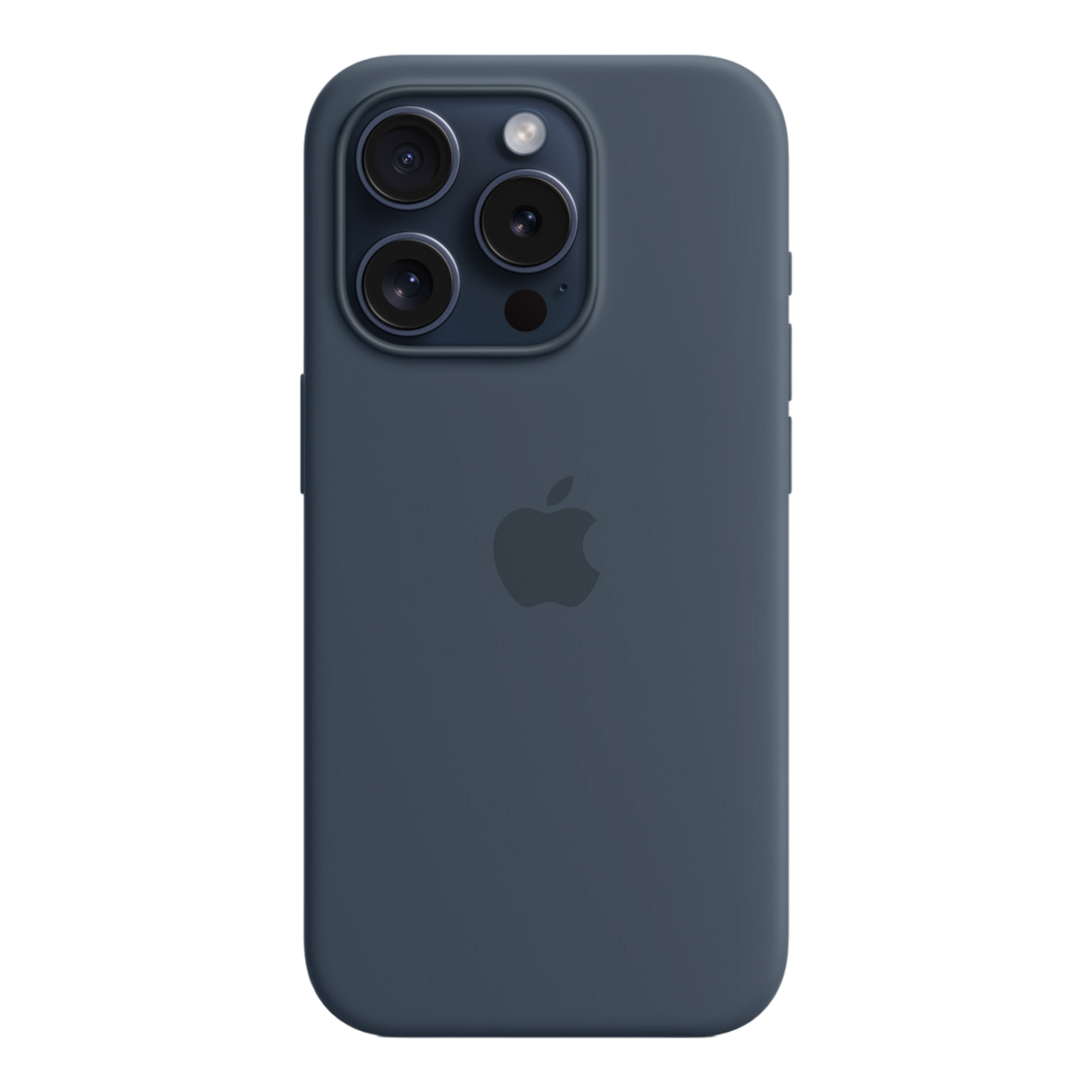 iPhone 15 Pro Silicone Case with MagSafe - Storm Blue - alAsil