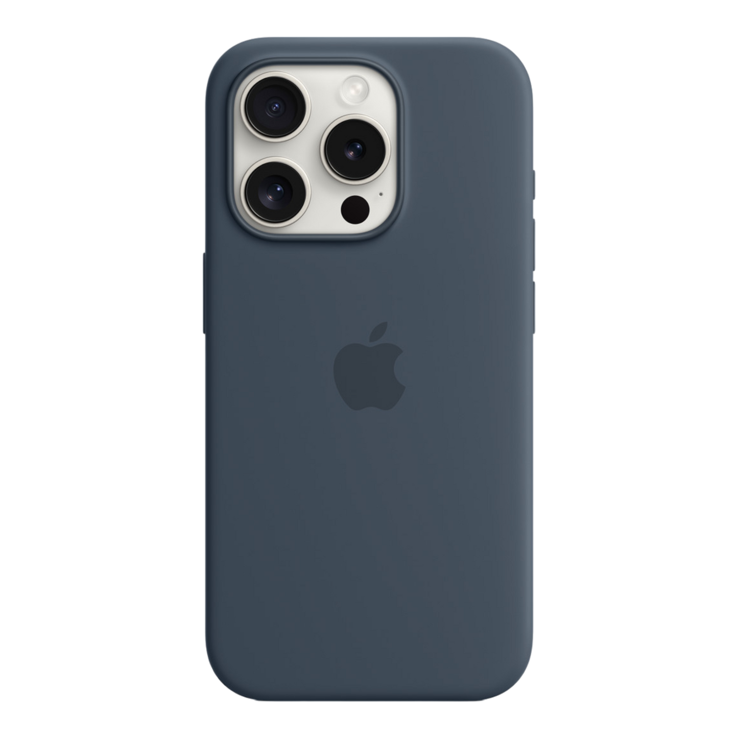 iPhone 15 Pro Silicone Case with MagSafe - Storm Blue - alAsil