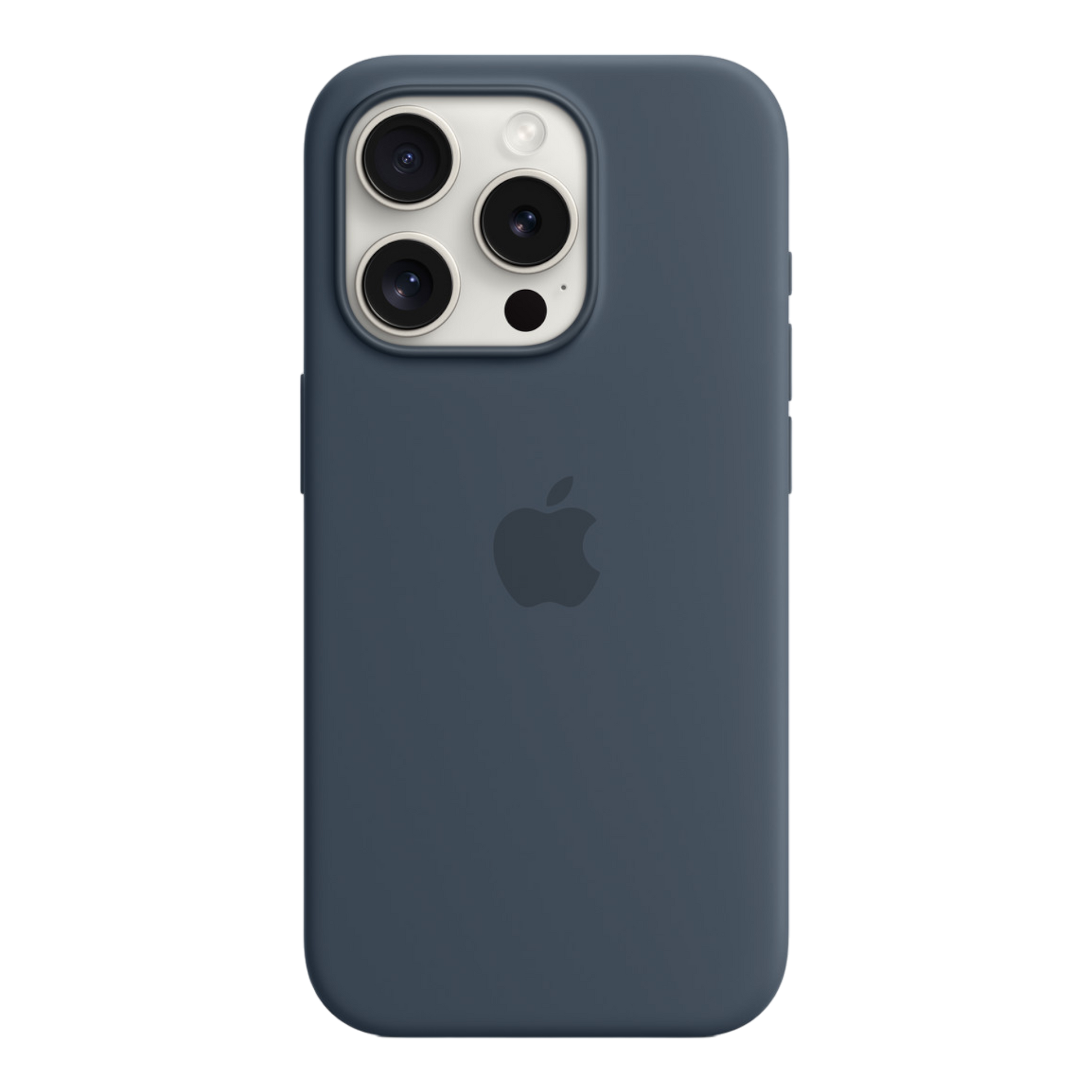 iPhone 15 Pro Silicone Case with MagSafe - Storm Blue - alAsil