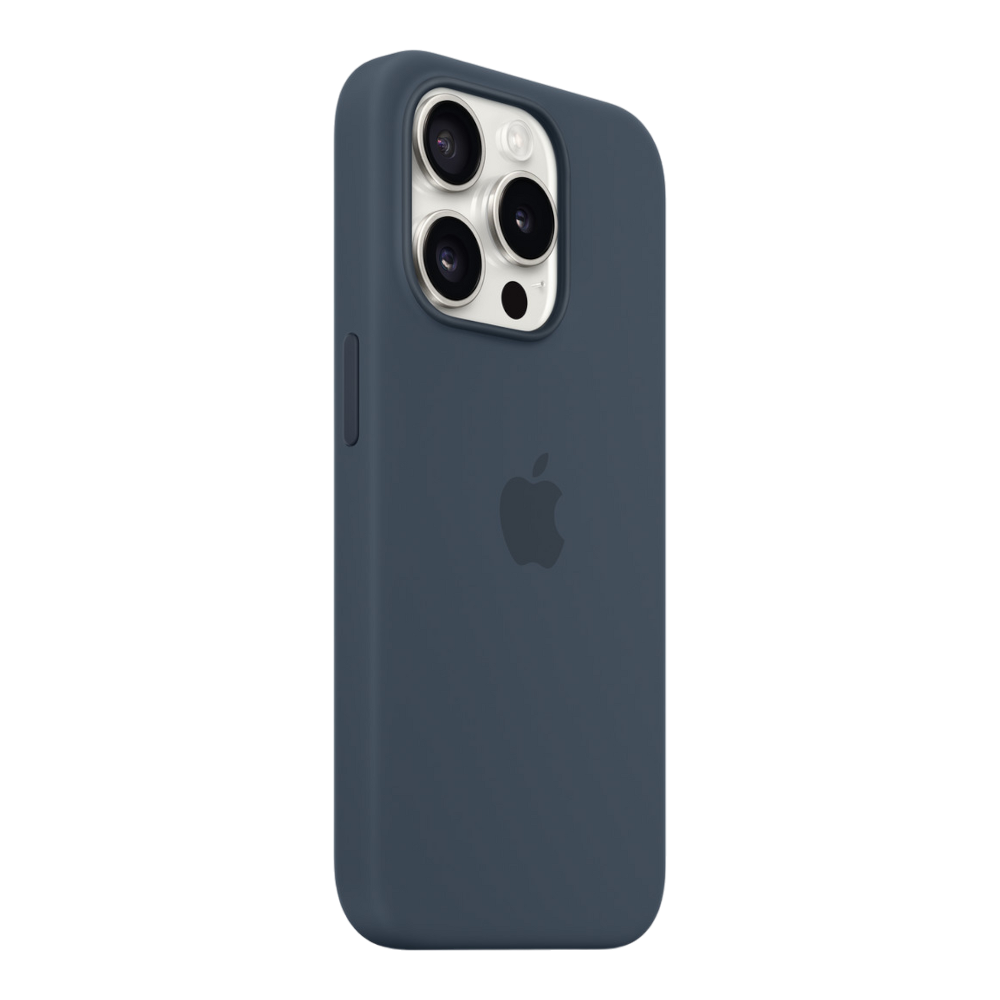 iPhone 15 Pro Silicone Case with MagSafe - Storm Blue - alAsil