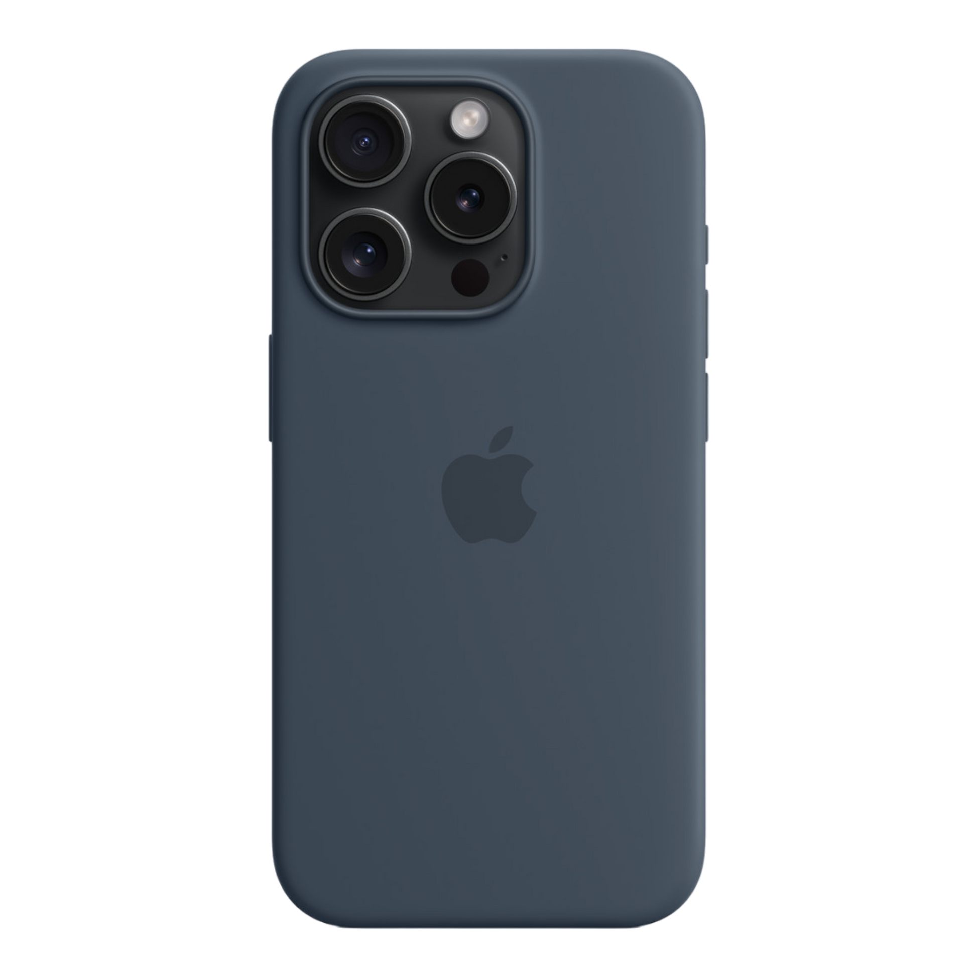 iPhone 15 Pro Silicone Case with MagSafe - Storm Blue - alAsil