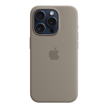 iPhone 15 Pro Silicone Case with MagSafe - Clay - alAsil