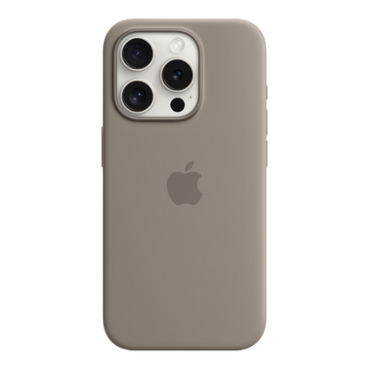iPhone 15 Pro Silicone Case with MagSafe - Clay - alAsil