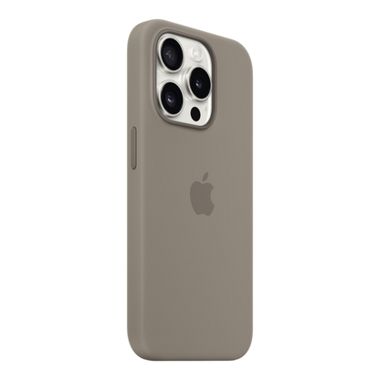 iPhone 15 Pro Silicone Case with MagSafe - Clay - alAsil