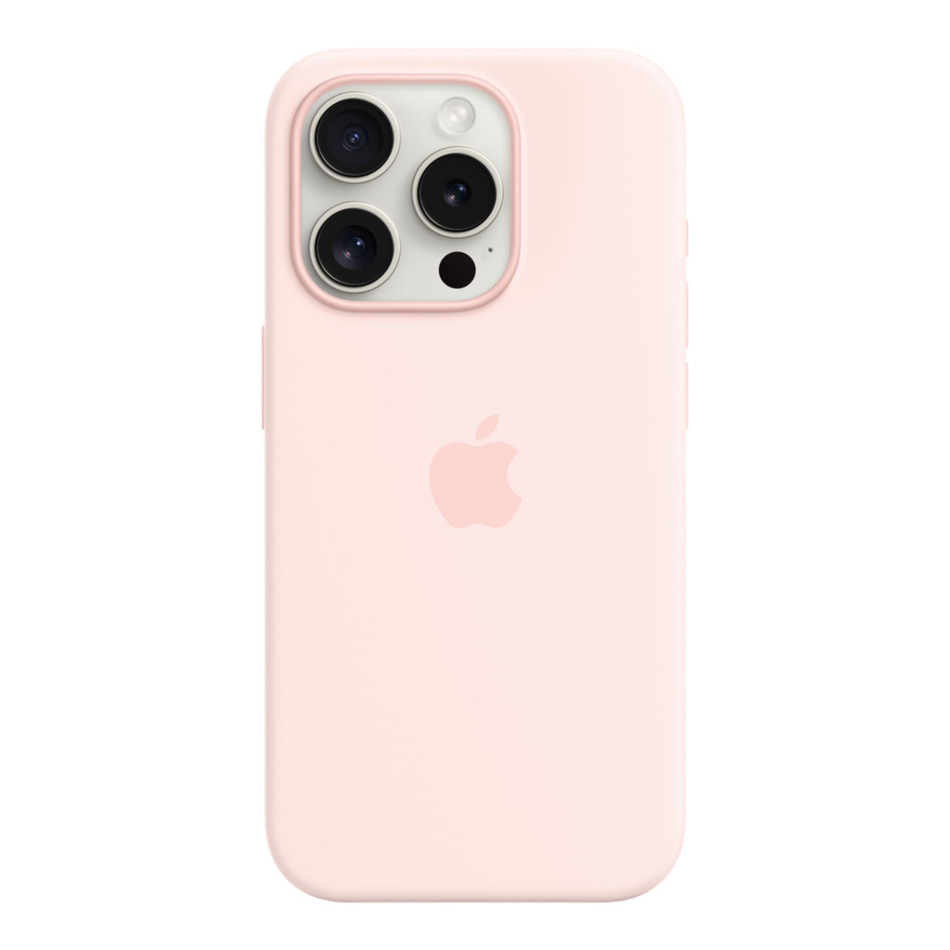 iPhone 15 Pro Silicone Case with MagSafe - Light Pink - alAsil