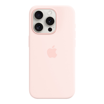iPhone 15 Pro Silicone Case with MagSafe - Light Pink - alAsil