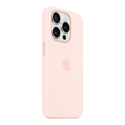 iPhone 15 Pro Silicone Case with MagSafe - Light Pink - alAsil