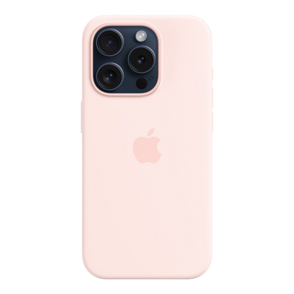iPhone 15 Pro Silicone Case with MagSafe - Light Pink - alAsil