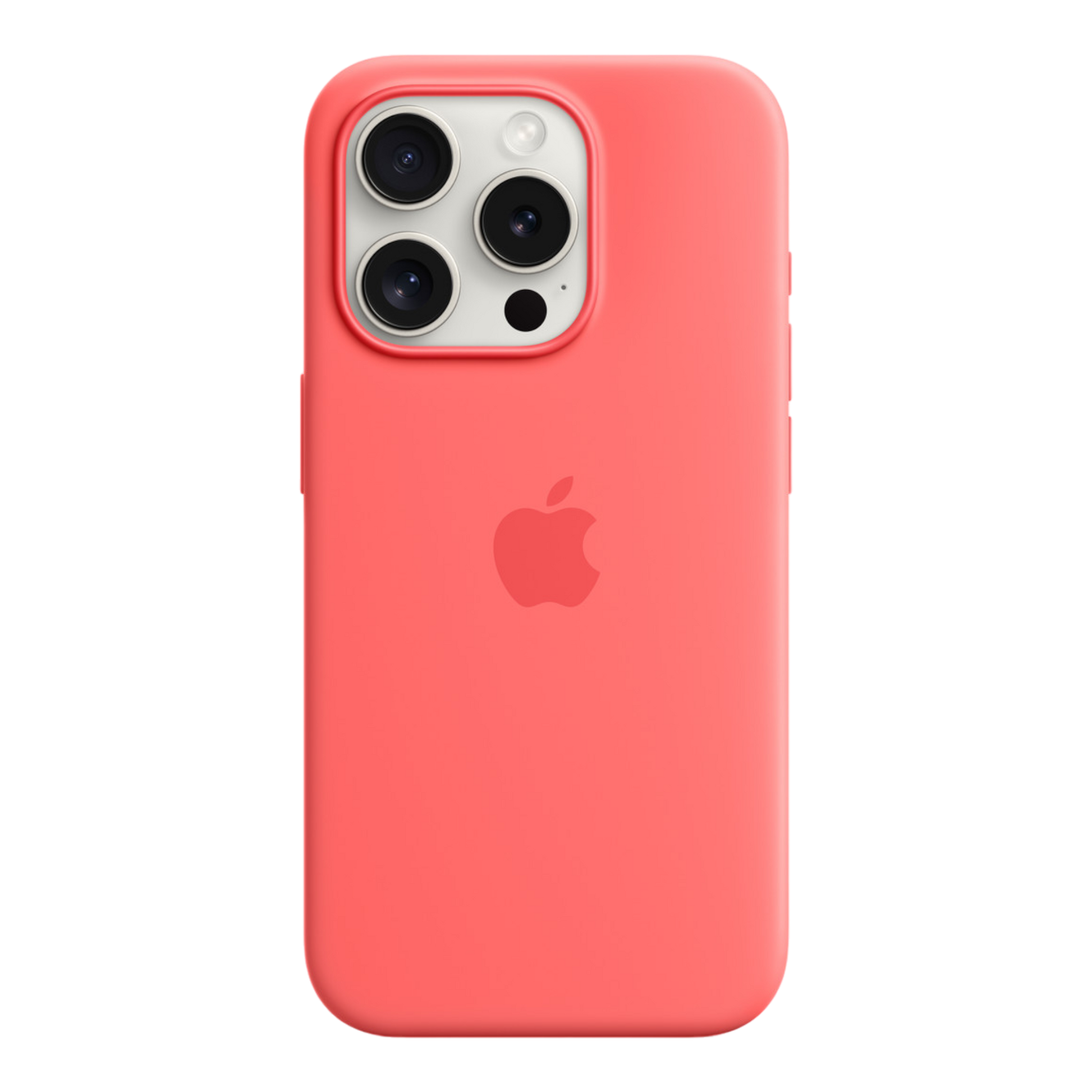 iPhone 15 Pro Silicone Case with MagSafe - Guava - alAsil
