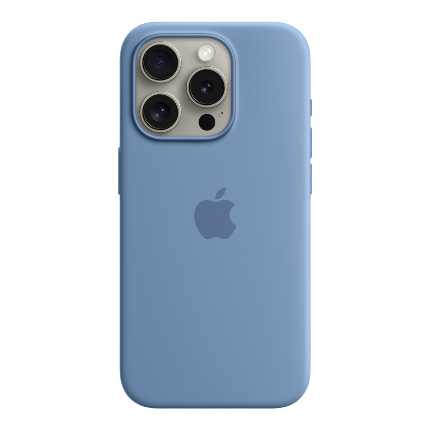 iPhone 15 Pro Silicone Case with MagSafe - Winter Blue - alAsil