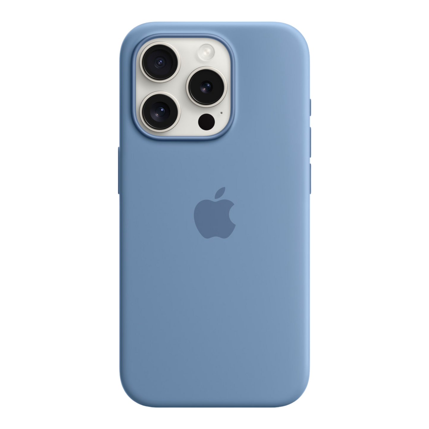 iPhone 15 Pro Silicone Case with MagSafe - Winter Blue - alAsil