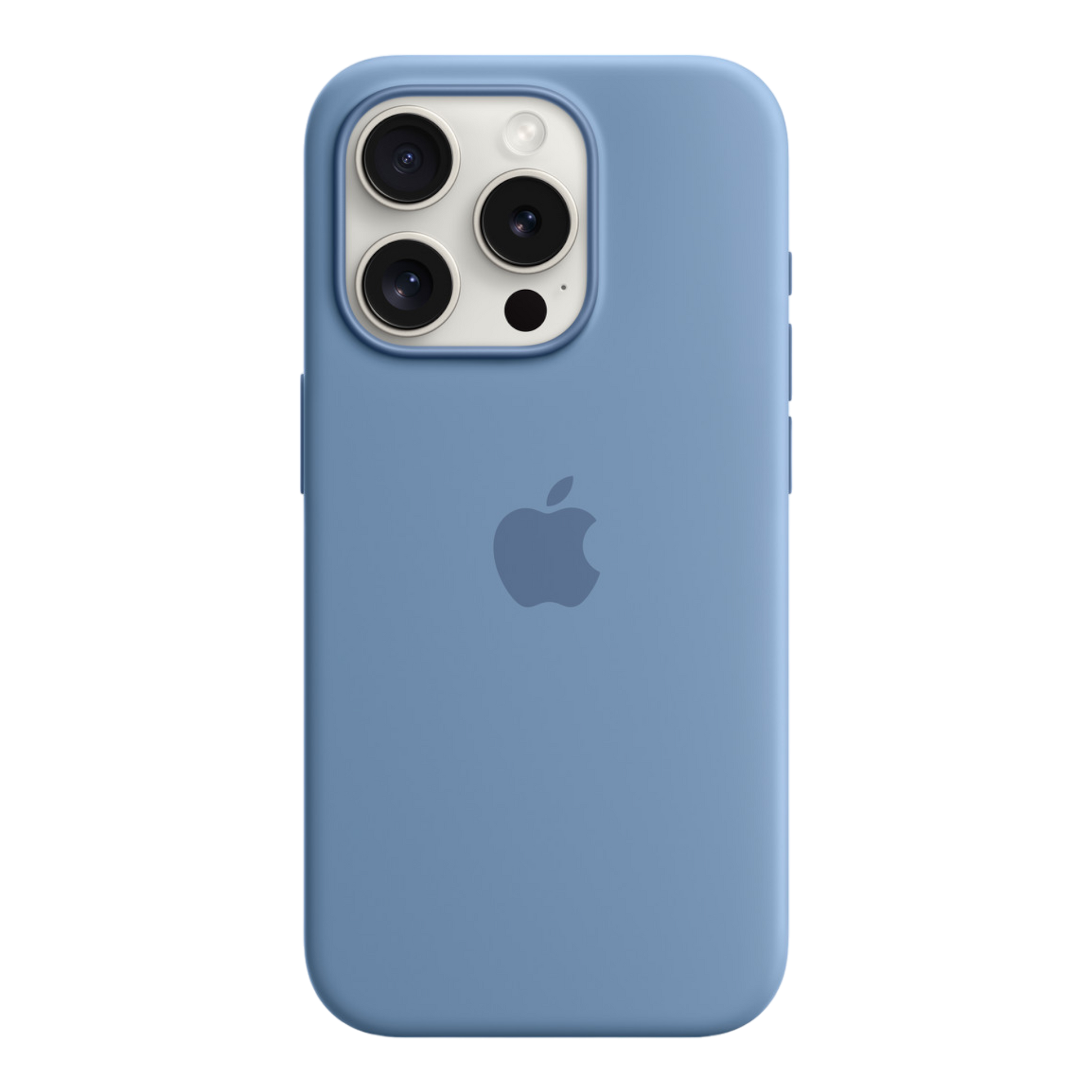 iPhone 15 Pro Silicone Case with MagSafe - Winter Blue - alAsil