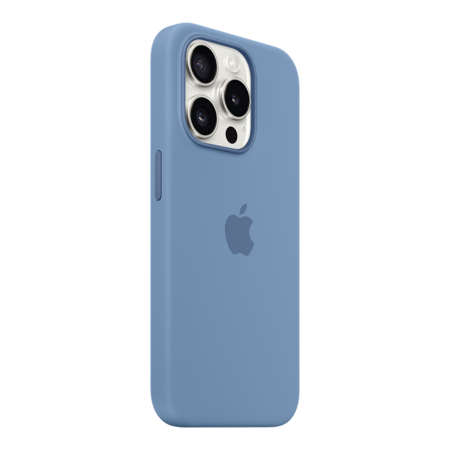 iPhone 15 Pro Silicone Case with MagSafe - Winter Blue - alAsil