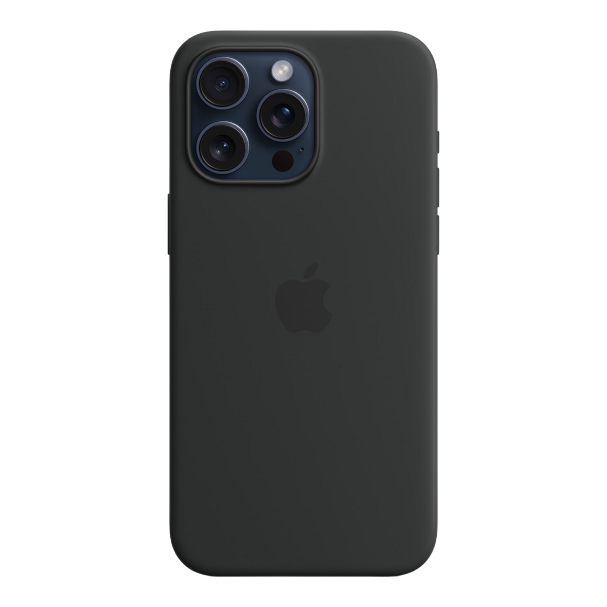 iPhone 15 Pro Max Silicone Case with MagSafe - Black - alAsil
