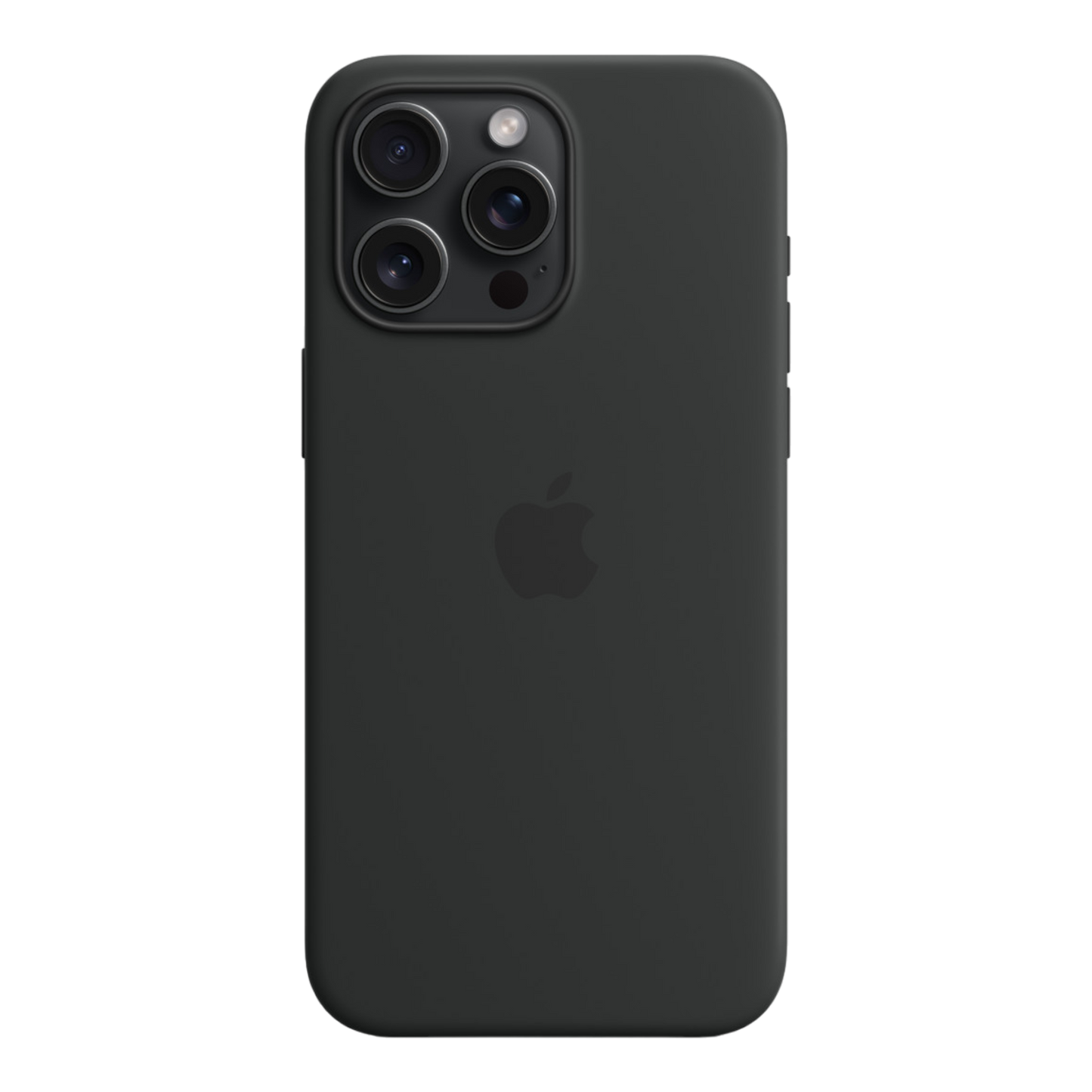 iPhone 15 Pro Max Silicone Case with MagSafe - Black - alAsil