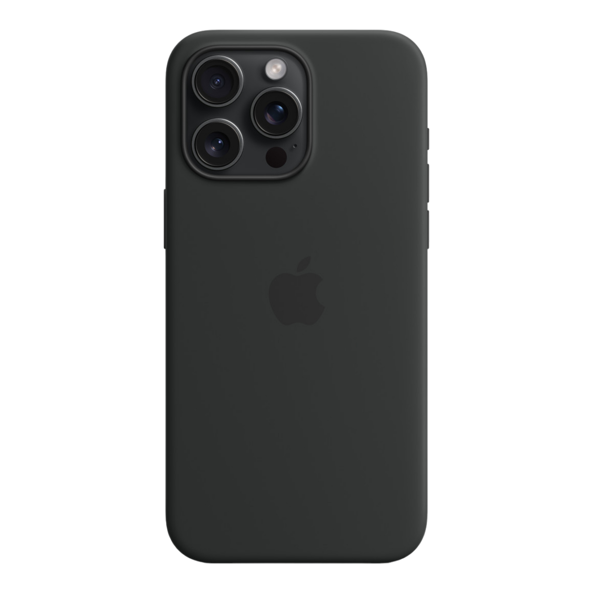 iPhone 15 Pro Max Silicone Case with MagSafe - Black - alAsil