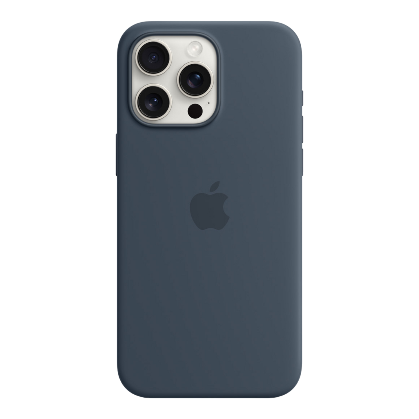 iPhone 15 Pro Max Silicone Case with MagSafe - Storm Blue - alAsil