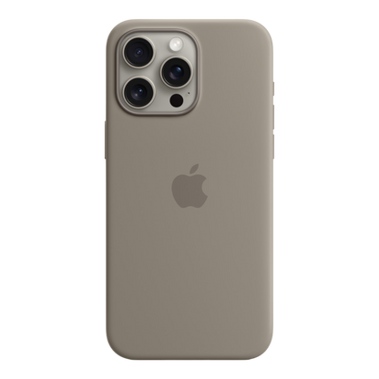 iPhone 15 Pro Max Silicone Case with MagSafe - Clay - alAsil