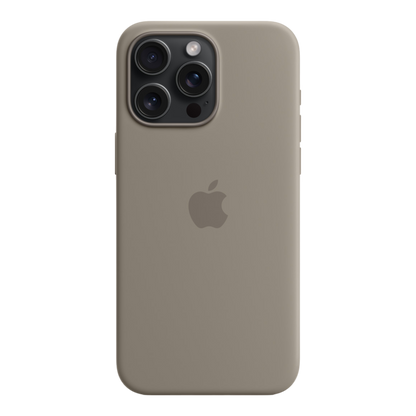 iPhone 15 Pro Max Silicone Case with MagSafe - Clay - alAsil