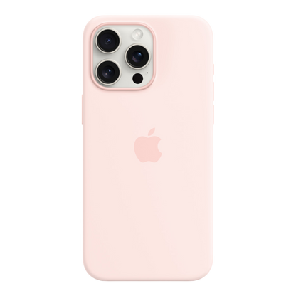 iPhone 15 Pro Max Silicone Case with MagSafe - Light Pink - alAsil