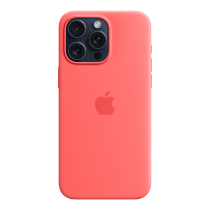 iPhone 15 Pro Max Silicone Case with MagSafe - Guava - alAsil