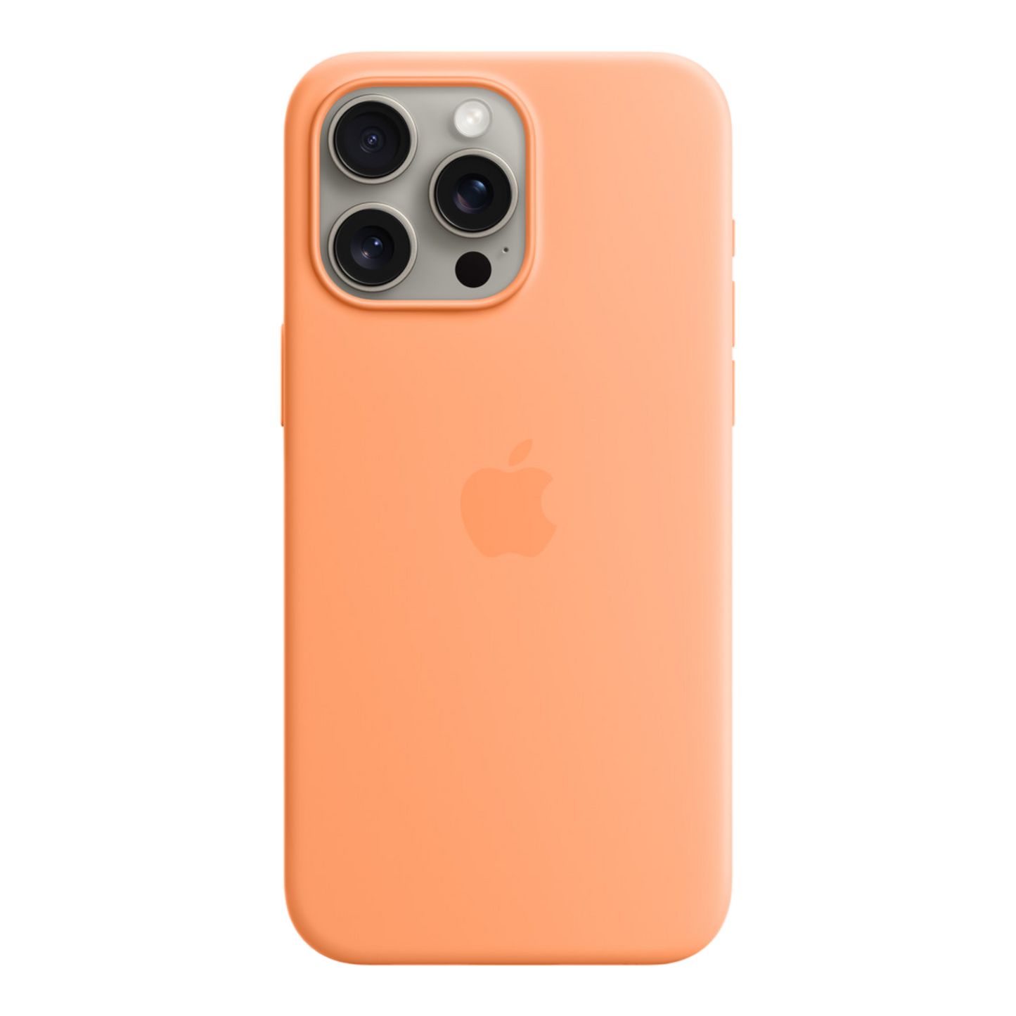 iPhone 15 Pro Max Silicone Case with MagSafe - Orange Sorbet - alAsil