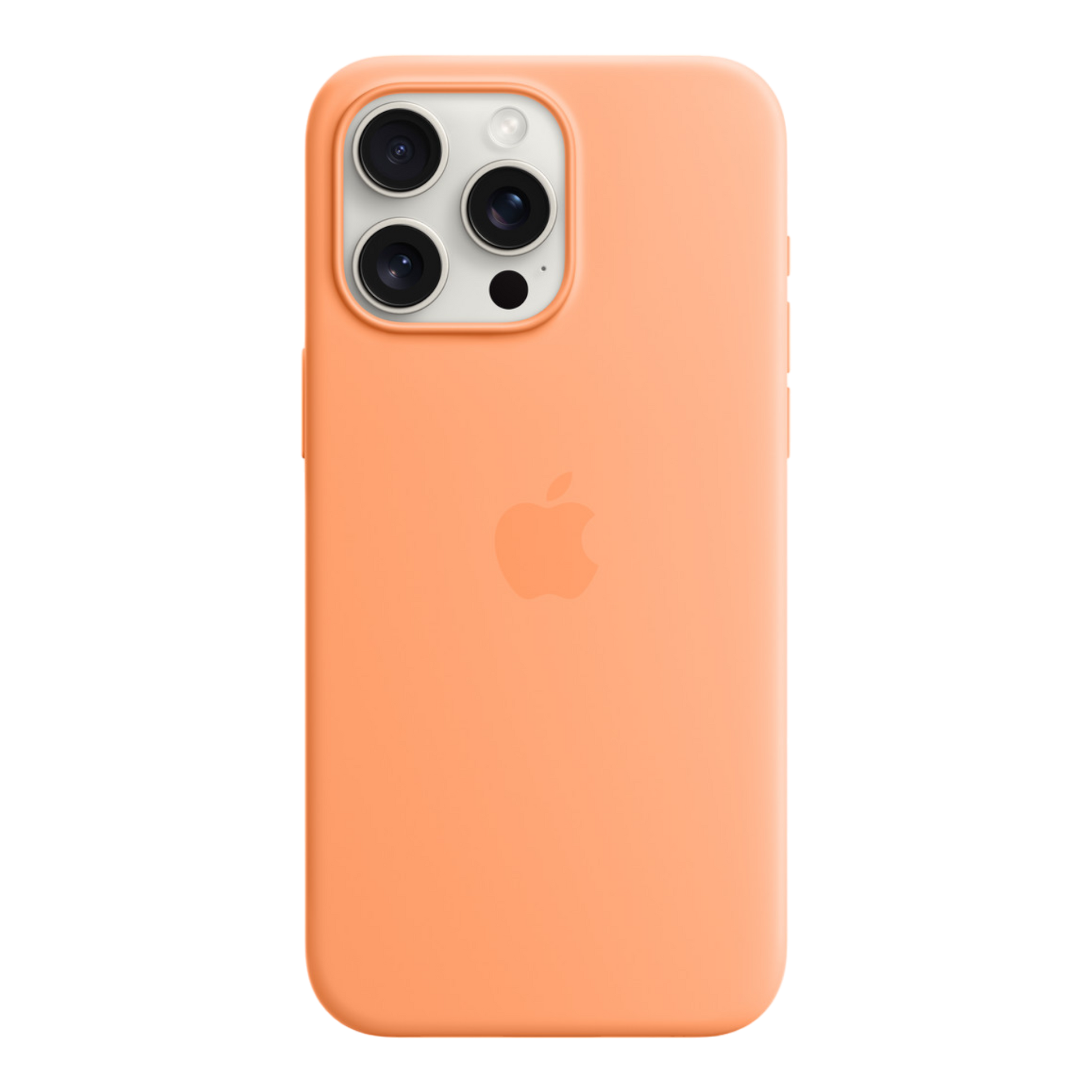 iPhone 15 Pro Max Silicone Case with MagSafe - Orange Sorbet - alAsil