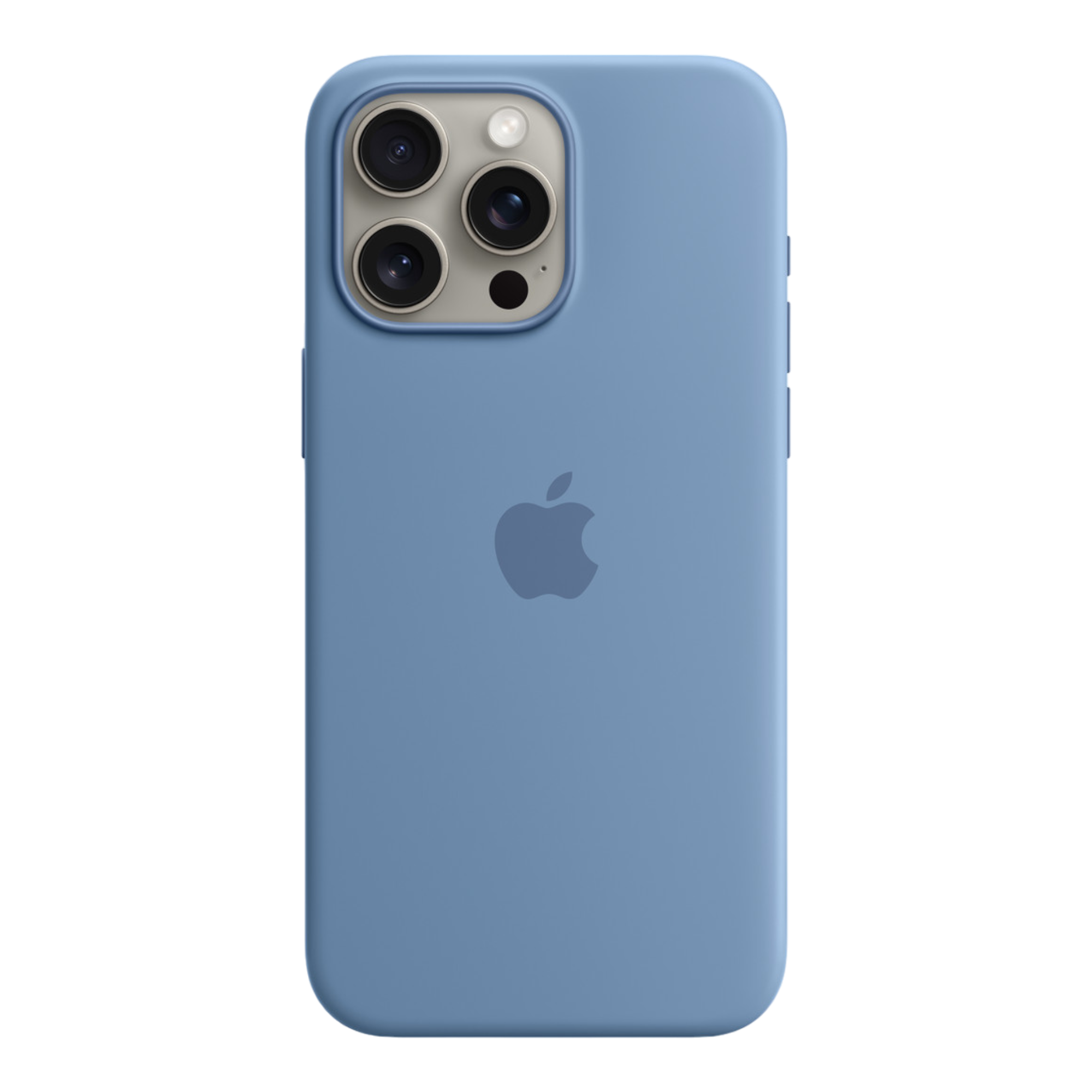 iPhone 15 Pro Max Silicone Case with MagSafe - Winter Blue - alAsil