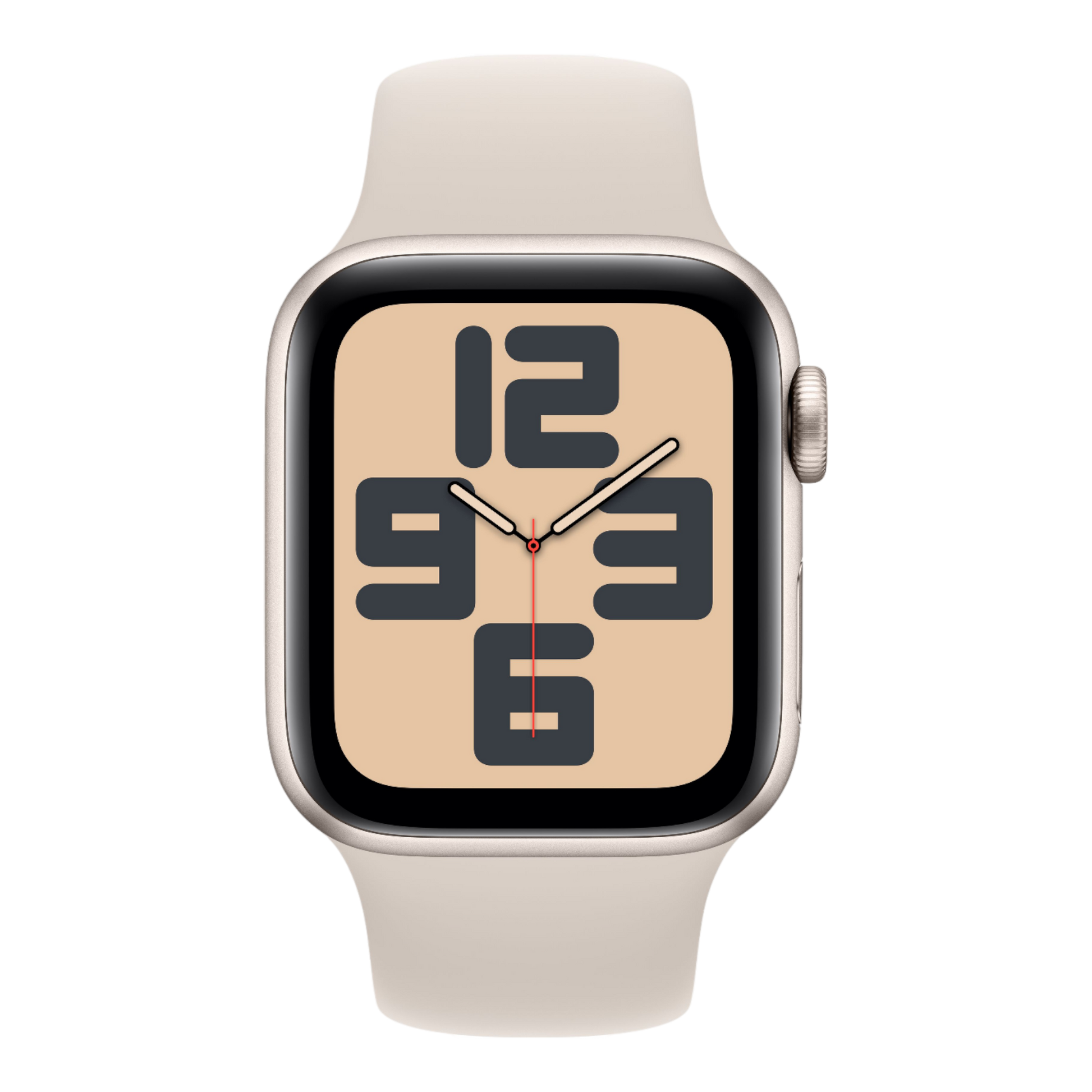 Apple Watch SE GPS, 40mm Starlight Aluminum Case with Starlight Sport Band - M/L - alAsil