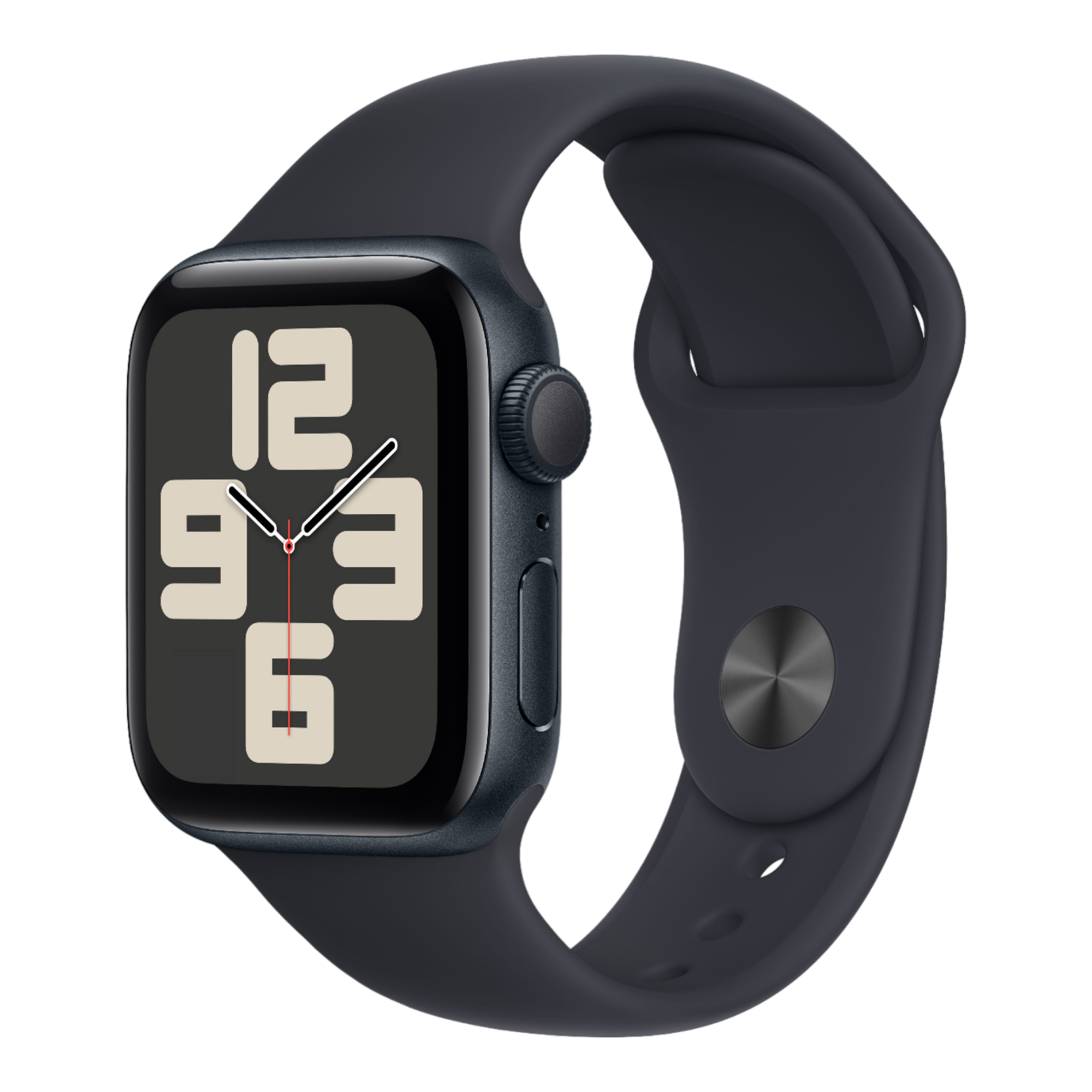 Apple Watch SE GPS, 44mm Midnight Aluminum Case with Midnight Sport Band - M/L - alAsil