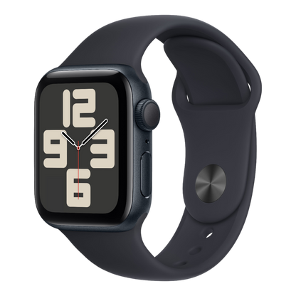 Apple Watch SE GPS, 44mm Midnight Aluminum Case with Midnight Sport Band - M/L - alAsil