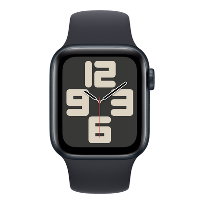 Apple Watch SE GPS, 44mm Midnight Aluminum Case with Midnight Sport Band - M/L - alAsil