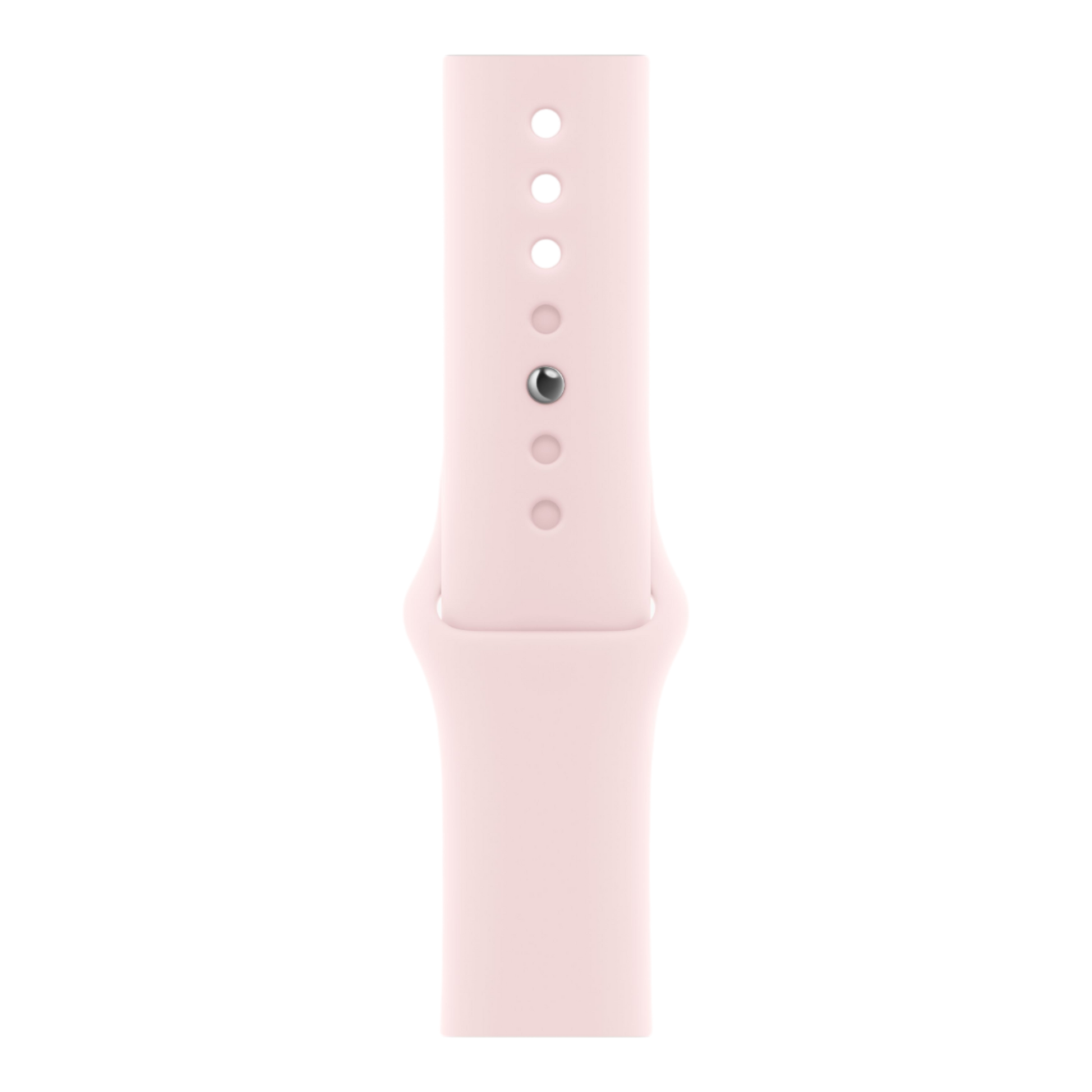 Apple Watch Series 9 GPS, 45mm Pink Aluminum Case with Light Pink Sport Band - S/M - alAsil