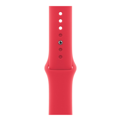 Apple Watch Series 9 GPS, 45mm (PRODUCT)RED Aluminum Case with (PRODUCT)RED Sport Band - S/M - alAsil