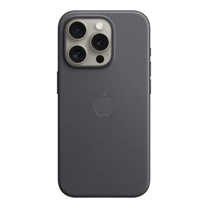 iPhone 15 Pro FineWoven Case with MagSafe - Black - alAsil