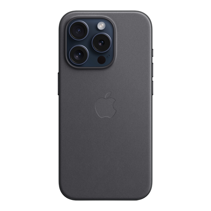 iPhone 15 Pro FineWoven Case with MagSafe - Black - alAsil