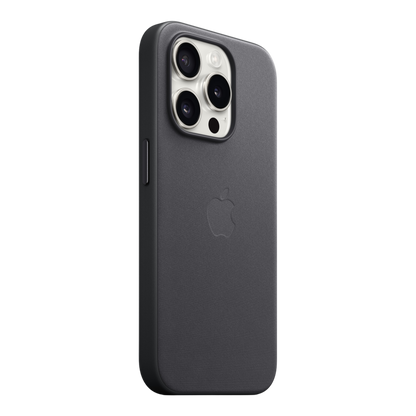 iPhone 15 Pro FineWoven Case with MagSafe - Black - alAsil