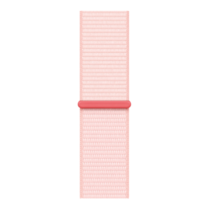 Apple Watch Series 9 GPS, 41mm Pink Aluminum Case with Light Pink Sport Loop - alAsil