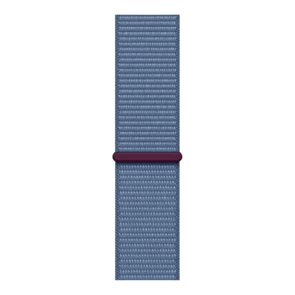 Apple Watch Series 9 GPS, 45mm Silver Aluminum Case with Winter Blue Sport Loop - alAsil
