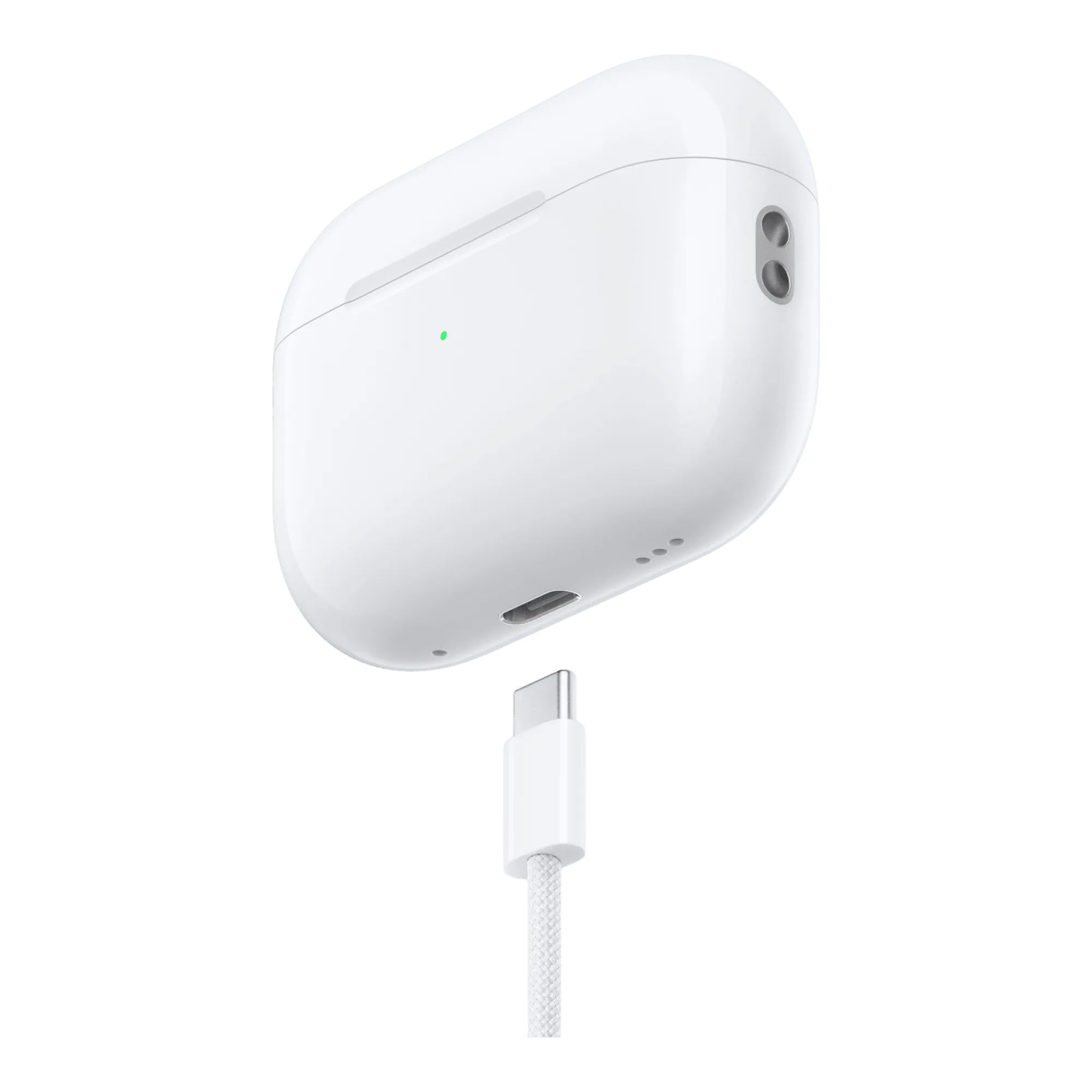 White AirPods Pro 2nd generation MagSafe charging case with USB-C cable connected isolated on white background AirPods Pro (3rd generation) With MagSafe Charging Case (USB‑C) 45676e-4.myshopify.com Apple AirPods Pro (2nd generation) With MagSafe Charging Case (USB‑C) 45676e-4.myshopify.com Apple